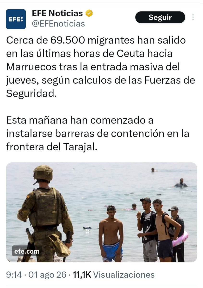araccsr's tweet photo. @juanBravoBaena @Proserpinasb P.S. es el MAL de la política para España y Europa 
Entran 50.000 y regresan 69.500. 
Al final, Ceuta pierde población y todo. https://t.co/S2cF5RYped