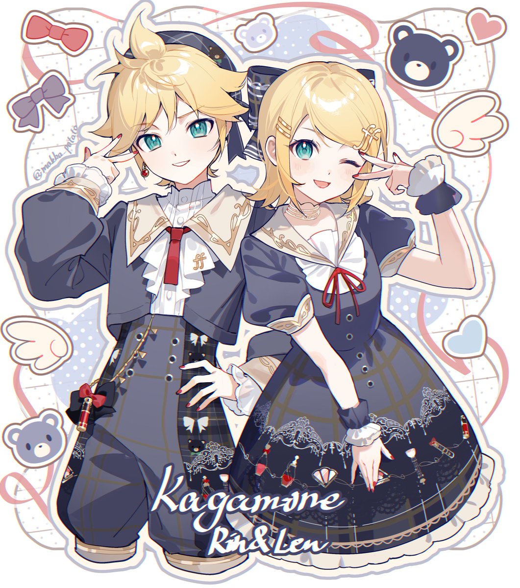 makka_potato's tweet photo. #鏡音リン
#鏡音レン https://t.co/YDmihHqcR9