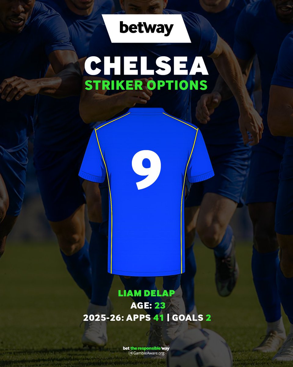 betway's tweet photo. Who leads the line for Chelsea this season? 🤔

18+ | Be Gamble Aware https://t.co/hBoxPhHvvE