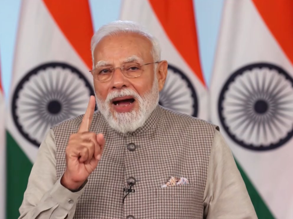 BJP4India's tweet photo. By being addiction-free, you need to protect your potential. You need to be aware that drugs get you high for a short time, but take your career and family to a new low/bottom.

- PM @narendramodi https://t.co/mHMHS9f9E3