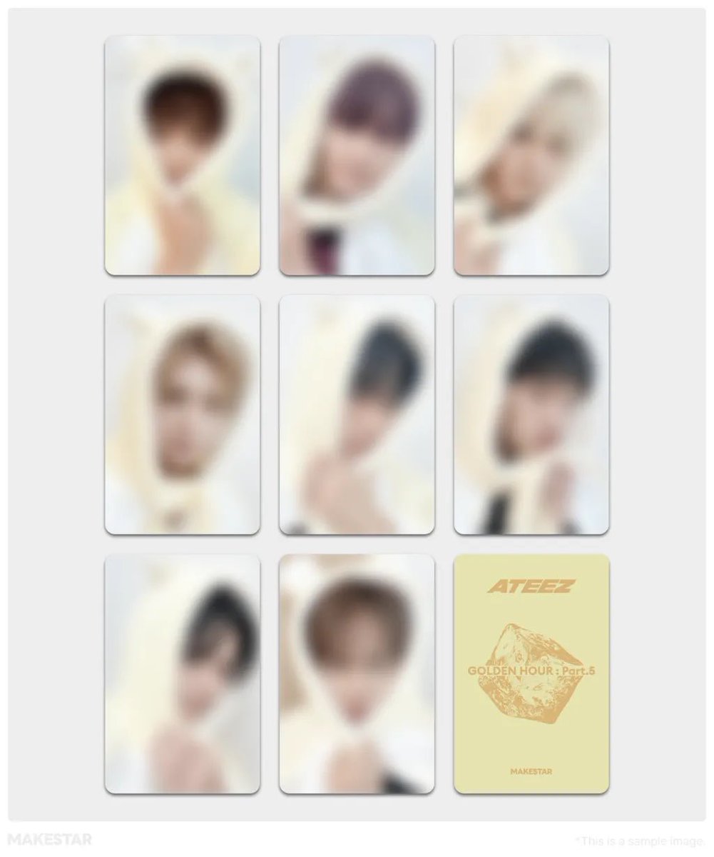khjhc8's tweet photo. ATEEZ - GOLDEN HOUR : Part.5 
에이티즈 앨범 미개봉 현물 양도

Pocaalbum 
50pcs - 9.0
100pcs - 15.0

Poca
1 set - 5.0
3+ set - 4.5

https://t.co/CLdynMGGqw

홍중 성화 윤호 여상 산 민기 우영 종호 포토카드 포카 메이크스타  햄스터 sell gh5 photocard pc hamster makestar https://t.co/2gOfMXRRMe