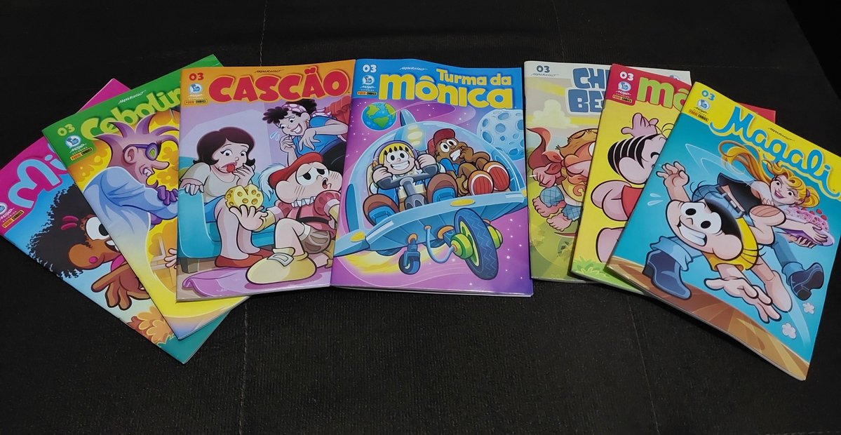 MayconAmorimof's tweet photo. Gibis de edição 3 da quarta série chegaram. 🥰😍
@TurmadaMonica https://t.co/x2W0Mrc78T
