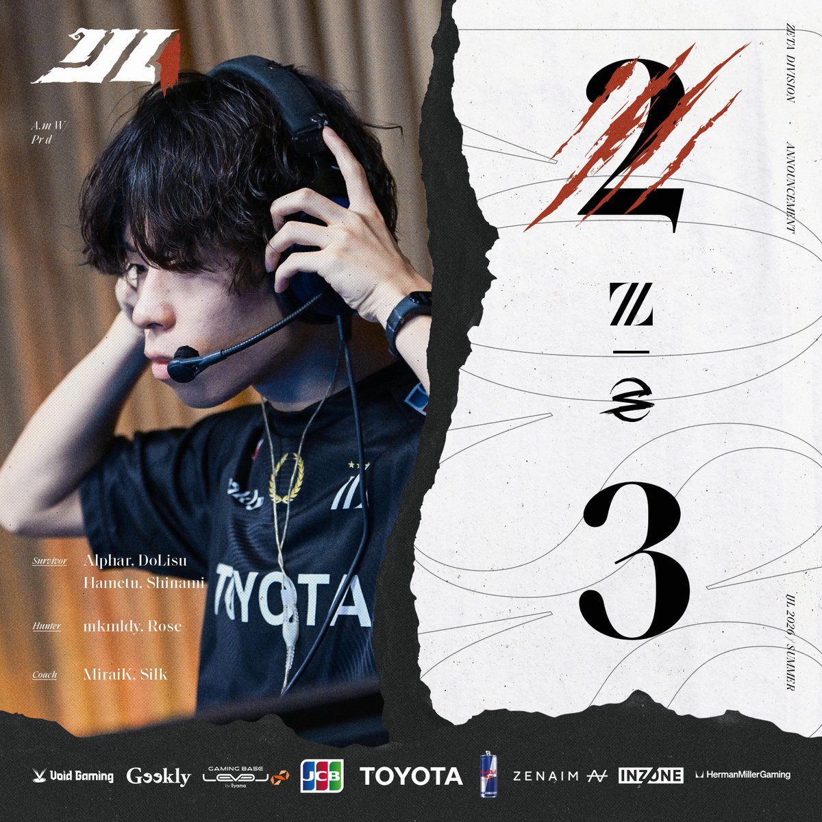 zeta_idv's tweet photo. Rd.1 WIN
Rd.2 LOSS
Rd.3 LOSS
Rd.4 WIN
Rd.5 LOSS

2-3 LOSS🤲GGWP

届かなかった景色を、胸に刻む。

#ZETAWIN #第五人格IJL #第五人格8arty https://t.co/1hyxMjD2UF