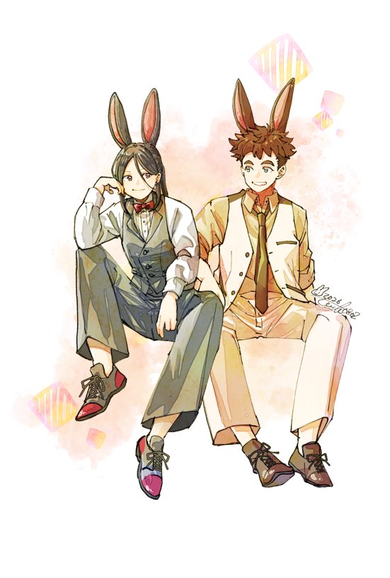 tomo_do_mo's tweet photo. バニーの日。(一次創作キャラです)
耳が4つあるのはカチューシャだからです…はい。 https://t.co/lGad4S8RSh