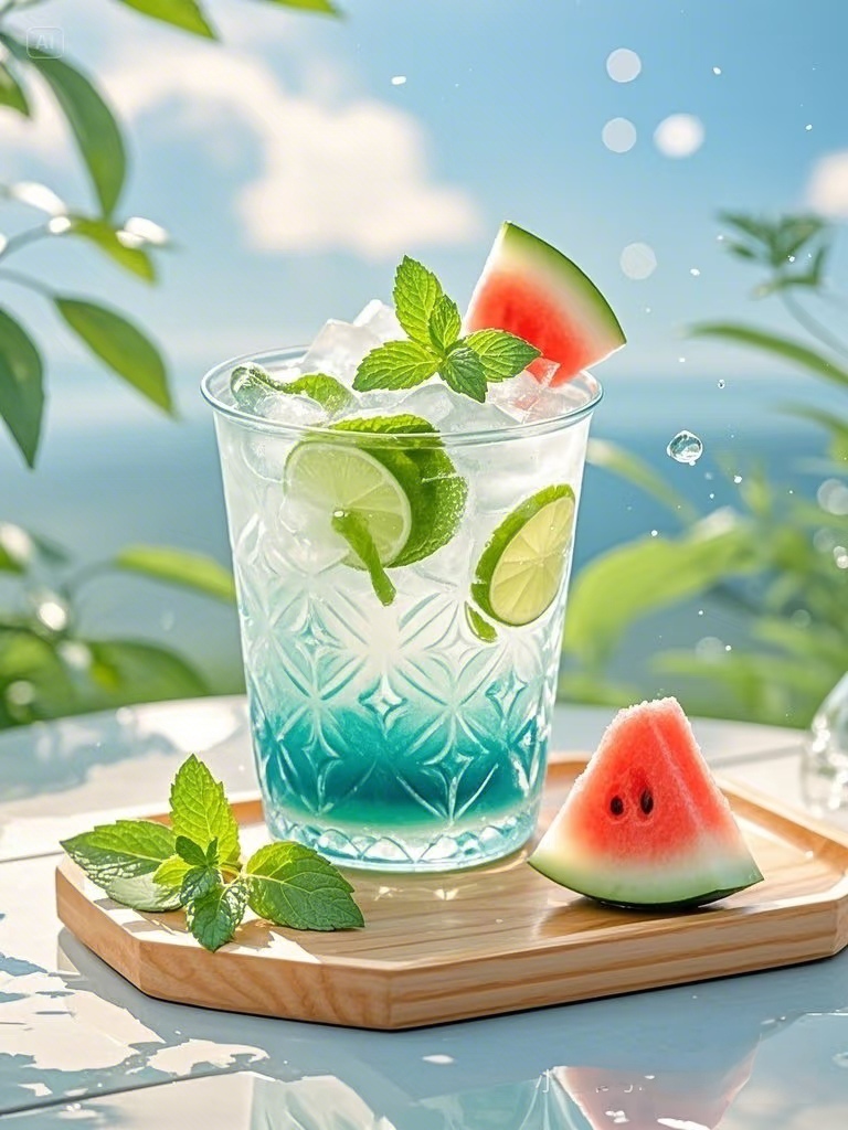 Patrick722221's tweet photo. New summer pick-me-up: Blend iced mango + coconut water + a dash of lime, top with mint for a bright, low-sugar refresher that takes 3 mins to make! https://t.co/YOrlFOjAdH
