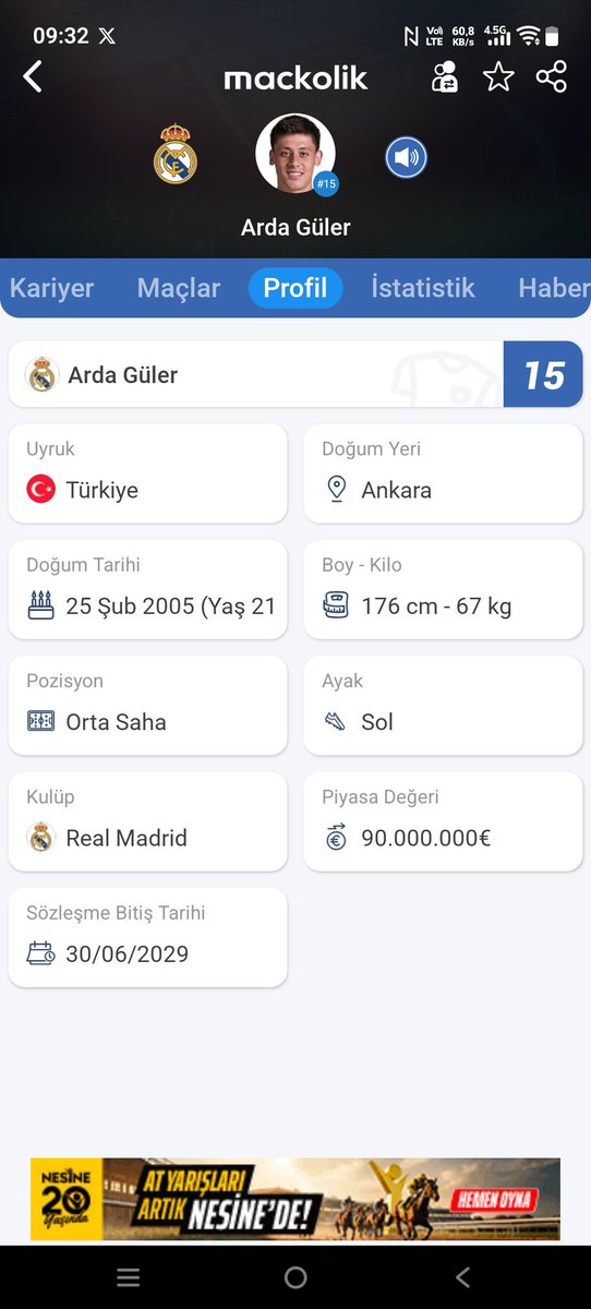 IstifOrhan's tweet photo. Futbolumuzdaki kulüpcülük 
Arda Güler'i bile tartışıyor.
R.M sezonda 50 maç
14 asist , 6 gol ve forvet değil
Orta saha
market değeri 90 milyon Euro
Türkiye'de yetişme, https://t.co/6nM0Vkqrcu