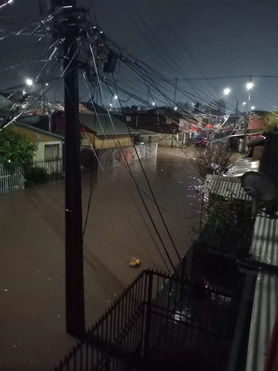 alegriagonzaa's tweet photo. 02:40 | ⚠️#LosÁngeles Villa todos Los Santos totalmente inundada. 

@RedGeoChile @reddeemergencia @RNE_Alpha_8 @bombabelloto @Sepulinares @NodoRiesgo @GrupoWurtlitzer https://t.co/KOFPUPPPq5