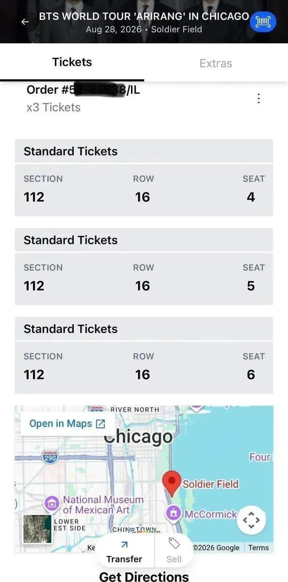 KiptooMannuh's tweet photo. I’m looking to let go of my Three 3x tickets for BTS Tour concert in Chicago 

——📍Soldier Field - Chicago, IL
Time: 8:00pm

Date: Friday August 28

Dm me if you’re interested ❤️❤️

Asking for $200 each per ticket 🎫 https://t.co/OBJVXW5Bf2