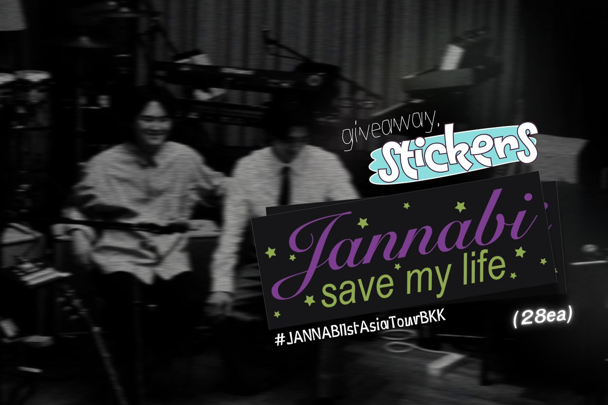 parachute______'s tweet photo. kindly rt 🪉

🎪 𝓖iveaway ٠ ࣪ 
      *𝓯or #JANNABI1stAsiaTourBKK

🪾, 𝙅𝙖𝙣𝙣𝙖𝙗𝙞, 𝙨𝙖𝙫𝙚 𝙢𝙮 𝙡𝙞𝙛𝙚 🌳
        / stickers (28ea) 🐒

🏩 place : siampic hall 
📒 date : 16 aug 2026 (sun) 
🍵 time : tba 

#JANNABI_SweatandStardust_BKK https://t.co/afVXgoRbcF