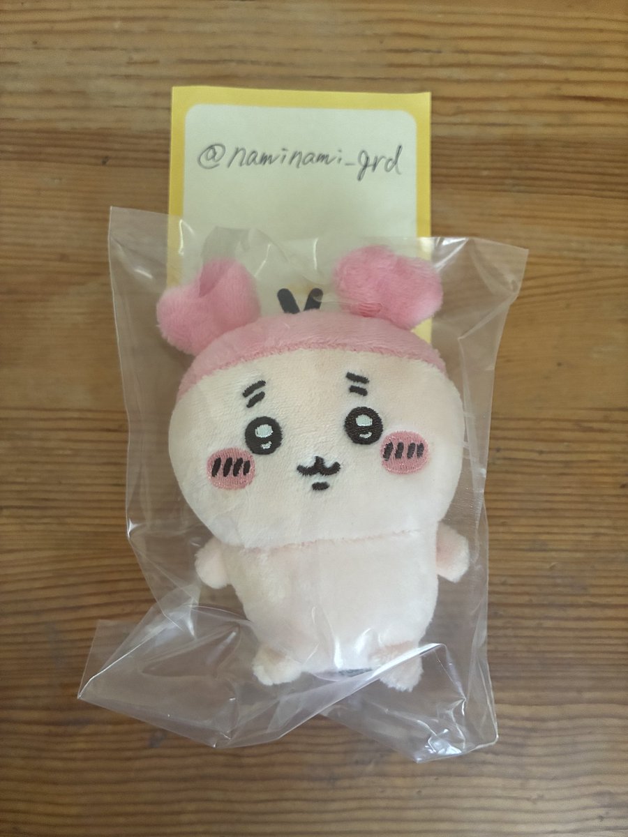 naminami_grd's tweet photo. ちいかわ　おすわりぬいぐるみ②
譲　古本屋
求　同種　うさぎ>ラッコ

大阪手渡し希望
お返事まで少々お時間を頂戴する場合がございますが、何卒ご容赦くださいませ

よろしくお願いいたします🙇‍♀️ https://t.co/m8FjfyMbYh