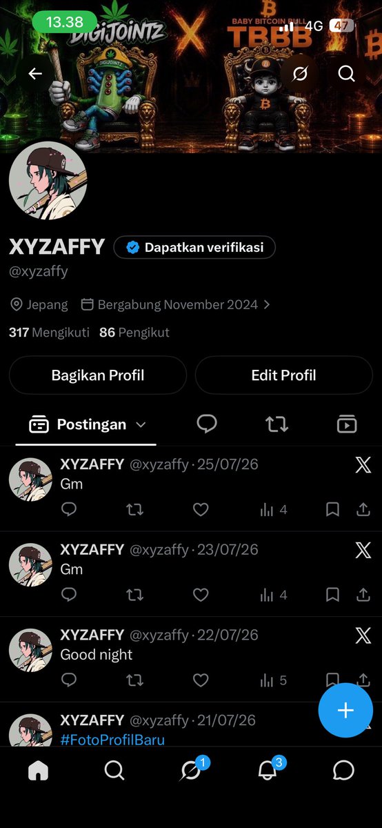 xyzaffy's tweet photo. @digijointz Done

By9vq4N2NZ9BTm8cwWYVuK1SewpthBwkDsGVP1F8AMW4 https://t.co/diCYZ82Yqu
