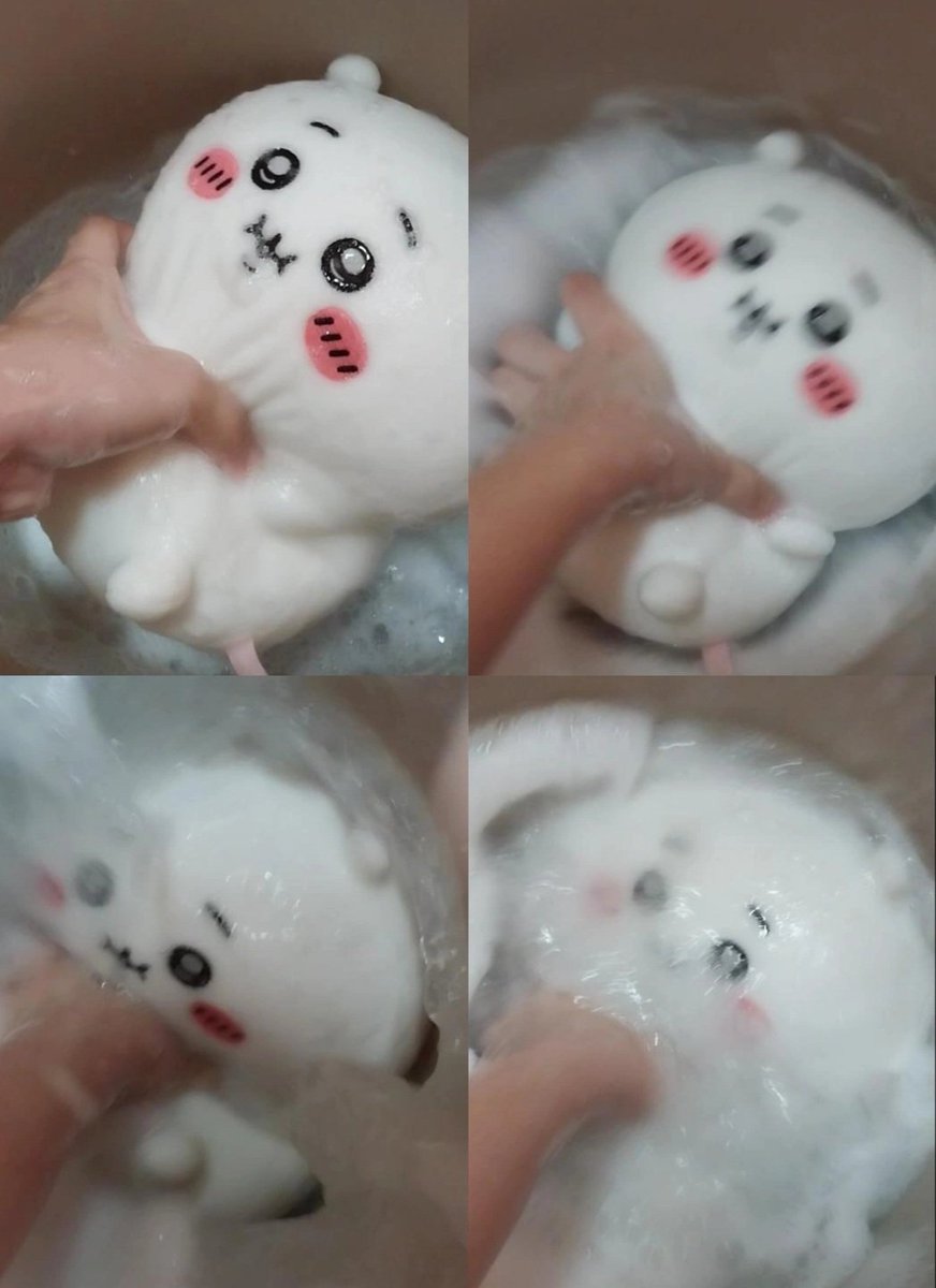 junihunn's tweet photo. chiikawa bath https://t.co/mG8GZe8vI6
