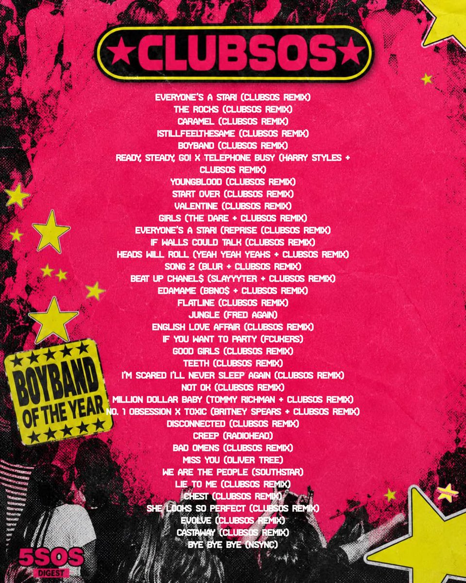 DigestEASTour's tweet photo. ⭐️ EVERYONE’S A STAR! World Tour ⭐️
// SETLIST // • Chicago, IL - CLUBSOS

#ChicagoIsAStar⚾️ #EASChicago⭐️ https://t.co/OHUU95gGV6