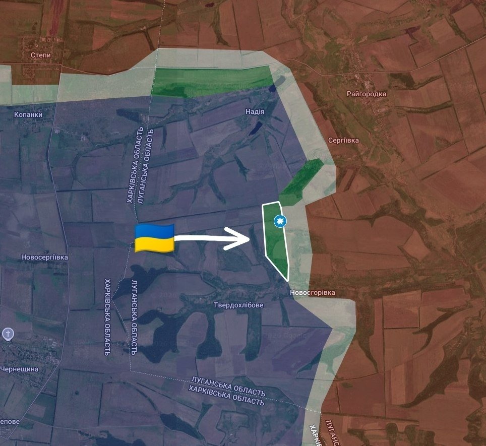 AleksejCernavs3's tweet photo. 🗡 СОУ повернули позиції північніше Новоєгорівки на Сватівському напрямку !

По лайку козакам! 👍

🇺🇦ПАЦАНИ З БАМБАСУ🇺🇦 https://t.co/MuoiGvM8dj