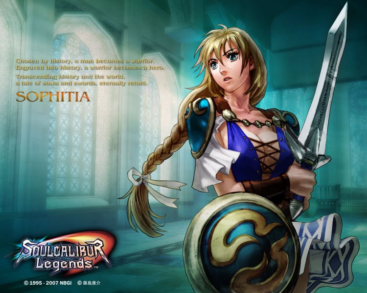 Arrkaon's tweet photo. SoulCalibur Legends Wallpaper with Sophitia https://t.co/ozJsWbTKeY