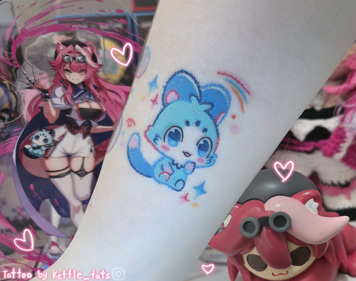 ghosttbyun's tweet photo. I got a little chattino tattoo the other day!! It's really fresh and still healing but I'm so happy with how it turned out!! 💗✨️ #RaorArt https://t.co/l06QQqEOcI