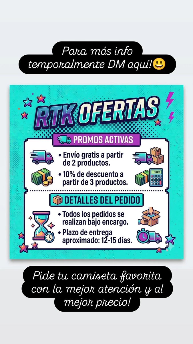 RetroTotalKits's tweet photo. 🔥 ¡Bienvenidos a RTK!
Camisetas de fútbol actuales, retro, NBA, chándales y mucho más. ⚽
✅ Calidad Premium
🚚 Envío GRATIS desde 2 productos
📩 Escríbenos por DM y encuentra tu camiseta favorita.
#CamisetasDeFutbol
#Futbol
#RetroKits
#LaLiga https://t.co/If6iJSBKjK