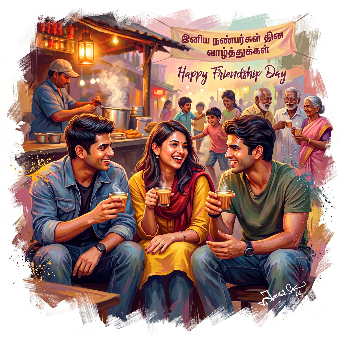 jeevaskj's tweet photo. 🎨🤝 Happy Friendship Day 2026 | Digital Painting Tribute 💙✨
#HappyFriendshipDay #FriendshipDay2026 #DigitalPainting #FriendshipArt #DigitalArt #Artwork #FriendshipForever #BestFriends #ArtOfTheDay #CreativeArt #DigitalIllustration #ArtistOnInstagram #ArtLovers #FriendshipGoals https://t.co/3Mo7Vpljrc