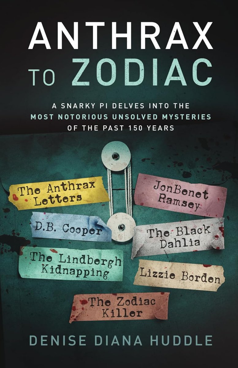 Goodkindles's tweet photo. Anthrax to Zodiac - A Snarky #PI Delves into the Most #Notorious #Unsolved #Mysteries of the Past 150 Years by Denise Diana Huddle

https://t.co/XBL6e2V8M7

Reeling from the devastation of 9/11, #Americans anxiously waited for  the other shoe to drop. Then the anthrax letters... https://t.co/XWwMs45Qg9
