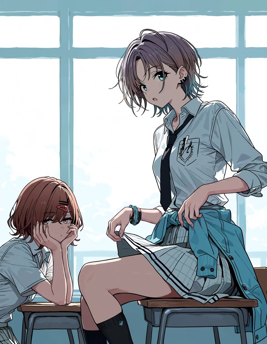 fewtonx's tweet photo. スカートぱたぱた浅倉透 https://t.co/vXIPeWyfPY