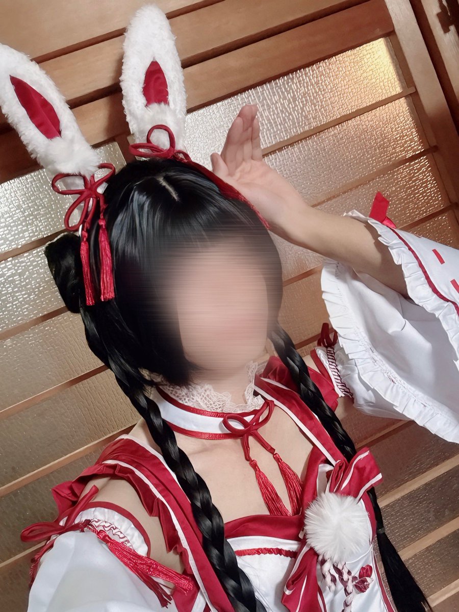 ALBAZ0721's tweet photo. バニーの日に女装するゲイだよ🐇 https://t.co/TTgxyaKSaw