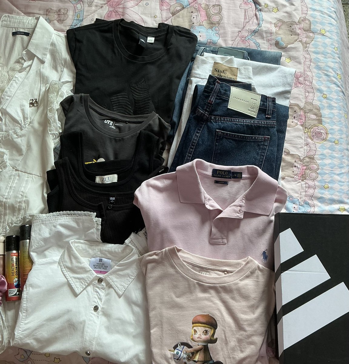 thalen_0's tweet photo. ปล่อยต่อเสื้อผ้า เครื่องสำอาง รองเท้า🎀
 - 𝚜𝚑𝚒𝚙𝚙𝚒𝚗𝚐 1-3 / 50 ตัวถัดไป +5 
( 𝚌𝚏 𝚗𝚘 𝚌𝚌 )🩰
รีปักลด5฿👚

ลงพรุ่งนี้ 03/07 ( 20.00น. )🥿

#ส่งต่อเสื้อผ้า #ส่งต่อเสื้อผ้ามือสอง  #โล๊ะตู้เสื้อผ้า #ส่งต่อเครื่องสำอาง #ส่งต่อรองเท้าวิ่งadidas #ส่งต่อjudydoll #mon2sun https://t.co/RBRa9gZwo0