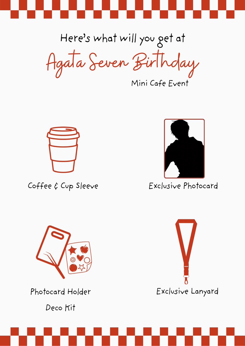 shirosakiblooms's tweet photo. Do you want some coffee?
Because #AgatUsCoffee ☕️

Calling #UniVERSA and #Seveneir to join us for a coffee break and celebrate #AgataSeven ‘s birthday! 🍪❤️

🗓️ Saturday, 5 September 2026
📍 KUKURU COFFEE Sutami, Bandung

Please check FAQ for RSVP details ☺️
feel free to ask! ❤️ https://t.co/crwVT4NQLR