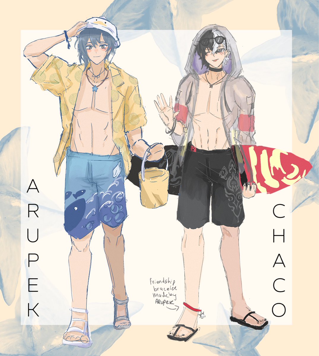 maiffie's tweet photo. 🐣&amp;🐶 beach outfits yaaaaaay https://t.co/lL5cCt47ZI