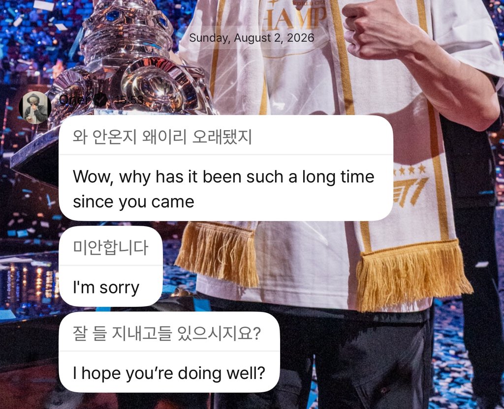 rideonFaker_'s tweet photo. 260802 🐯💭

Heyy Rennooo ~ we missed ü 🩷

I hope you are doing well, please make sure to get enough rest, eat well and exercise too! 🥰💞 https://t.co/brLpU0fpGy