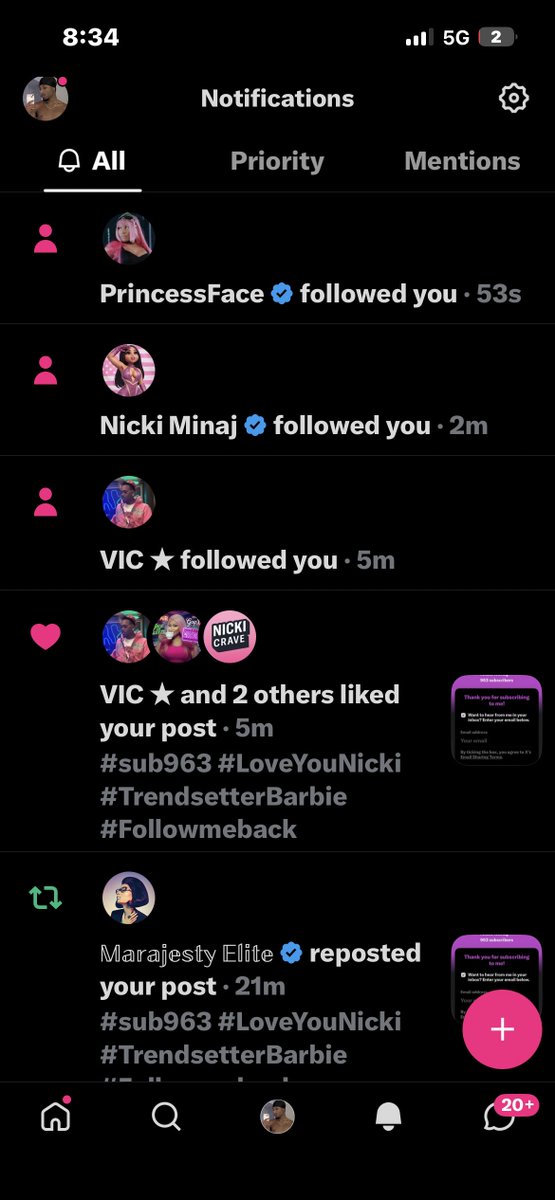 DrekoMaraj's tweet photo. OMFG!! 🤯 IS THIS REAL?!😮💨
HEY @NICKIMINAJ !!! THANK YOU FOR THE FOLLOW BACK, LOVE U QUEEN😘. MAY GOD CONTINUE TO LET JESUS RAIN THE BLOOD OF THE LAMB UPON BOTH OF OUR FAMILIES. 👏🏾AMEN 🙏🏾🦄 #BARBZ !!. ITS THE BARBIE🦄 & BIG DREKO🔫 SAGITTARIUS BITCHES🦄♐️
#loveyouonika #thinkpink https://t.co/IjUhaSZ6x2