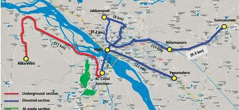 AndhraNexus's tweet photo. 🚨 The Social Impact Assessment (SIA) for land acquisition has begun for the Vijayawada Metro Rail project.

The Phase-1 corridors include PNBS–Gannavaram and PNBS–Penamaluru.
Public consultations will be held soon.
#AndhraPradesh #Infrastructure #Metro https://t.co/9SO4mLDbO7