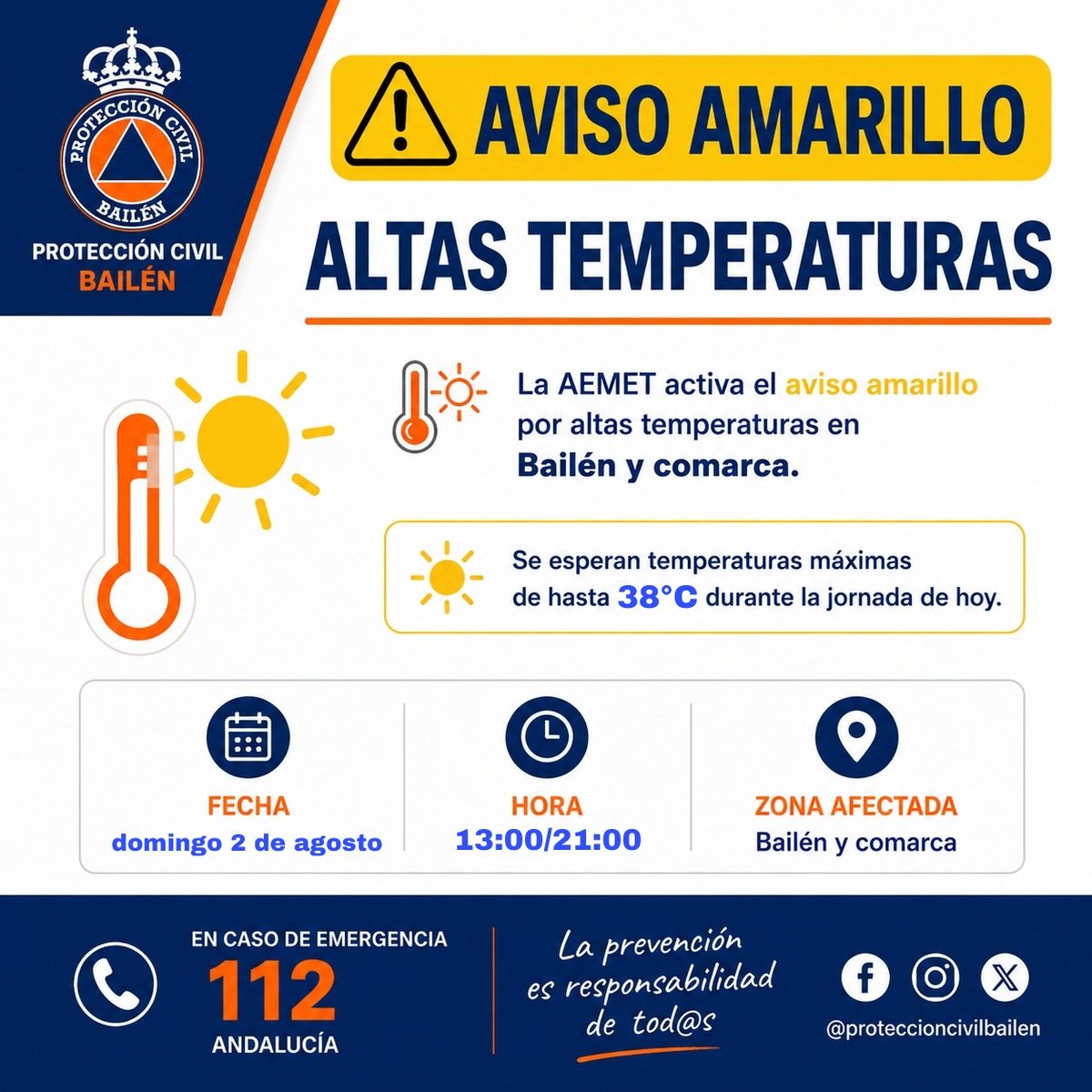 Protección Civil Bailén tweet media
