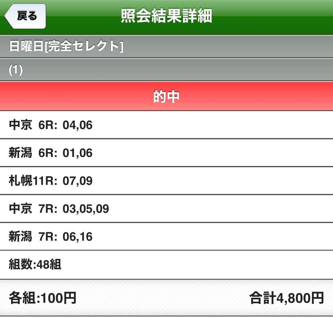 umatanwide's tweet photo. win5 当選🎯
涙が止まらない。

#win5 https://t.co/6HPrMqzBRb