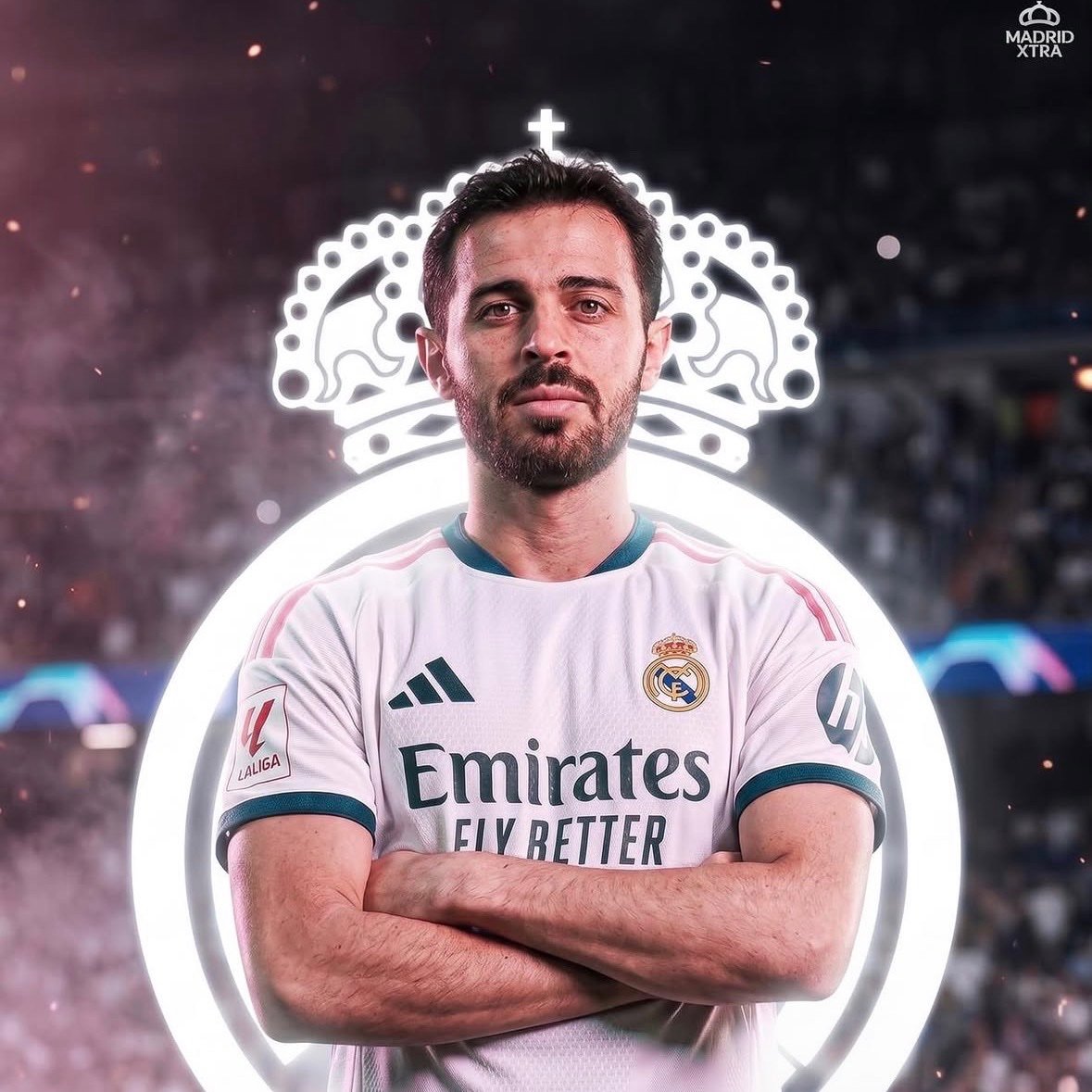 MadridXtra's tweet photo. 🗣️ Joško Gvardiol on Bernardo Silva joining Real Madrid:

“Bernardo is back where he belongs. He talked about Spain for a long, long time!”

@TheAthleticFC https://t.co/HWtrftr6HN