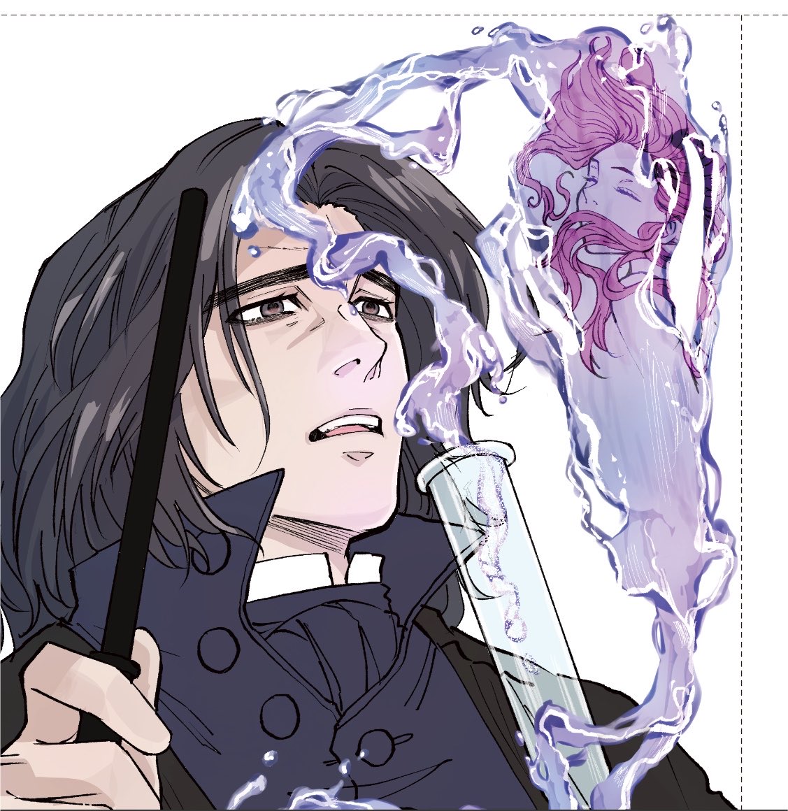 tsugumi_last's tweet photo. wip 漫画表紙
段々漫画の完成が見えてきました〜！！！ https://t.co/NWIIM2ESDW