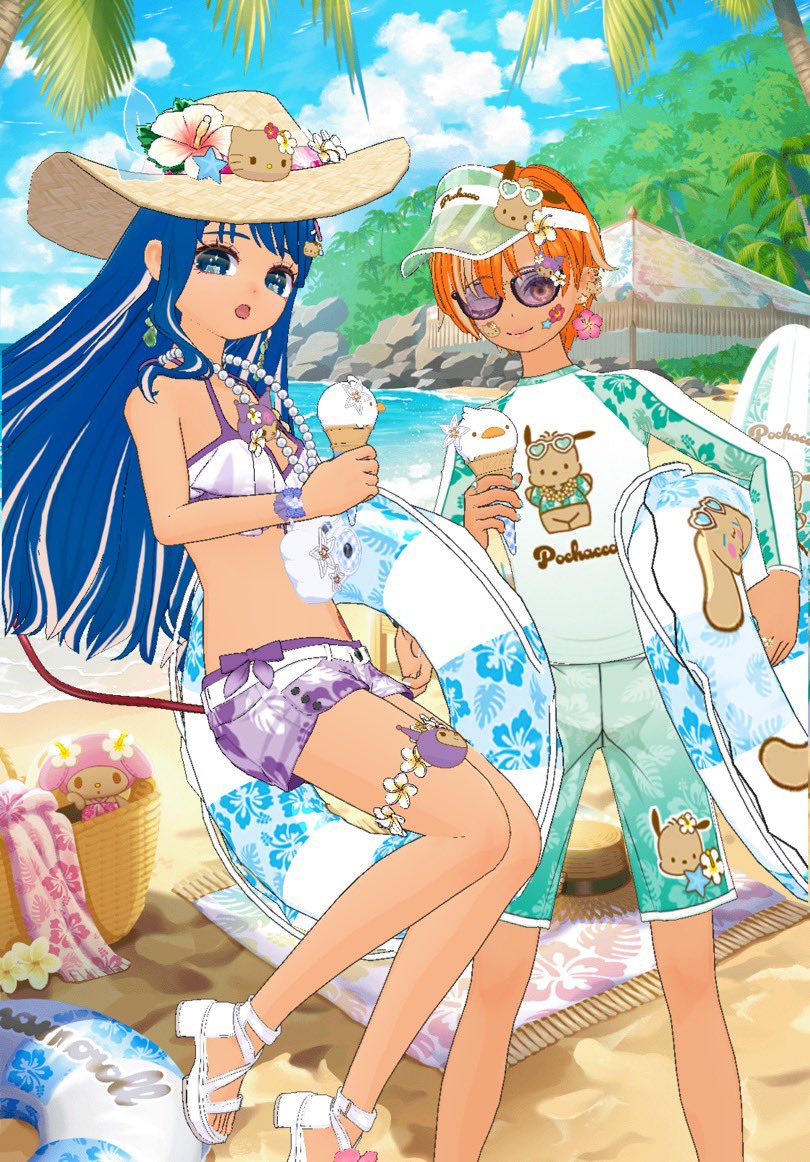 pokalive's tweet photo. 🌞🌴🌺✨
暑すぎる😂😂😂 https://t.co/FV0qsfE6od