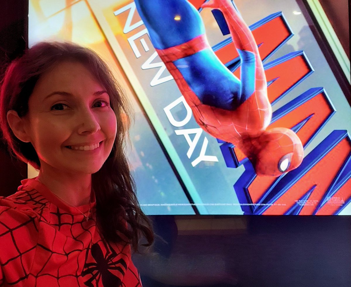 Cujo_Kate's tweet photo. I just got back from seeing Spiderman Brand New Day with friends!

You have to see it! 
If possible get the 3d glasses option! #spidermanbrandnewday
So good!🕷🕷🕷🕷🕷🕷🕷 https://t.co/btCfZp6Tk0