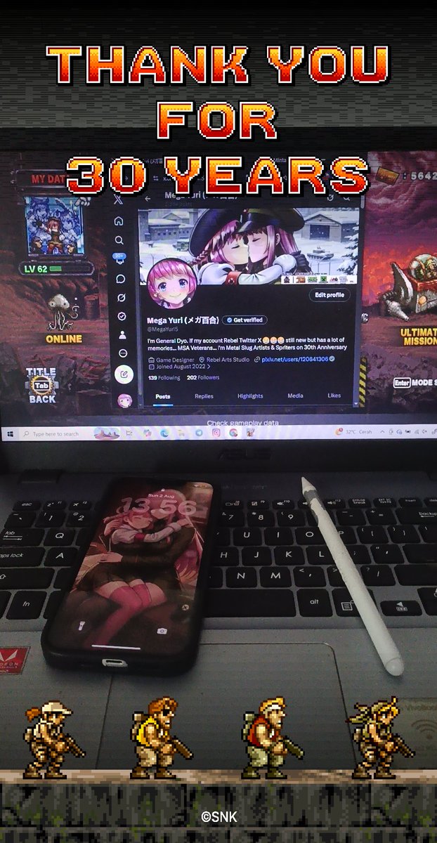 MegaYuri5's tweet photo. #MetalSlug30thPhoto
#メタスラ30th撮ってみた
#MSAR https://t.co/XIihriEVur