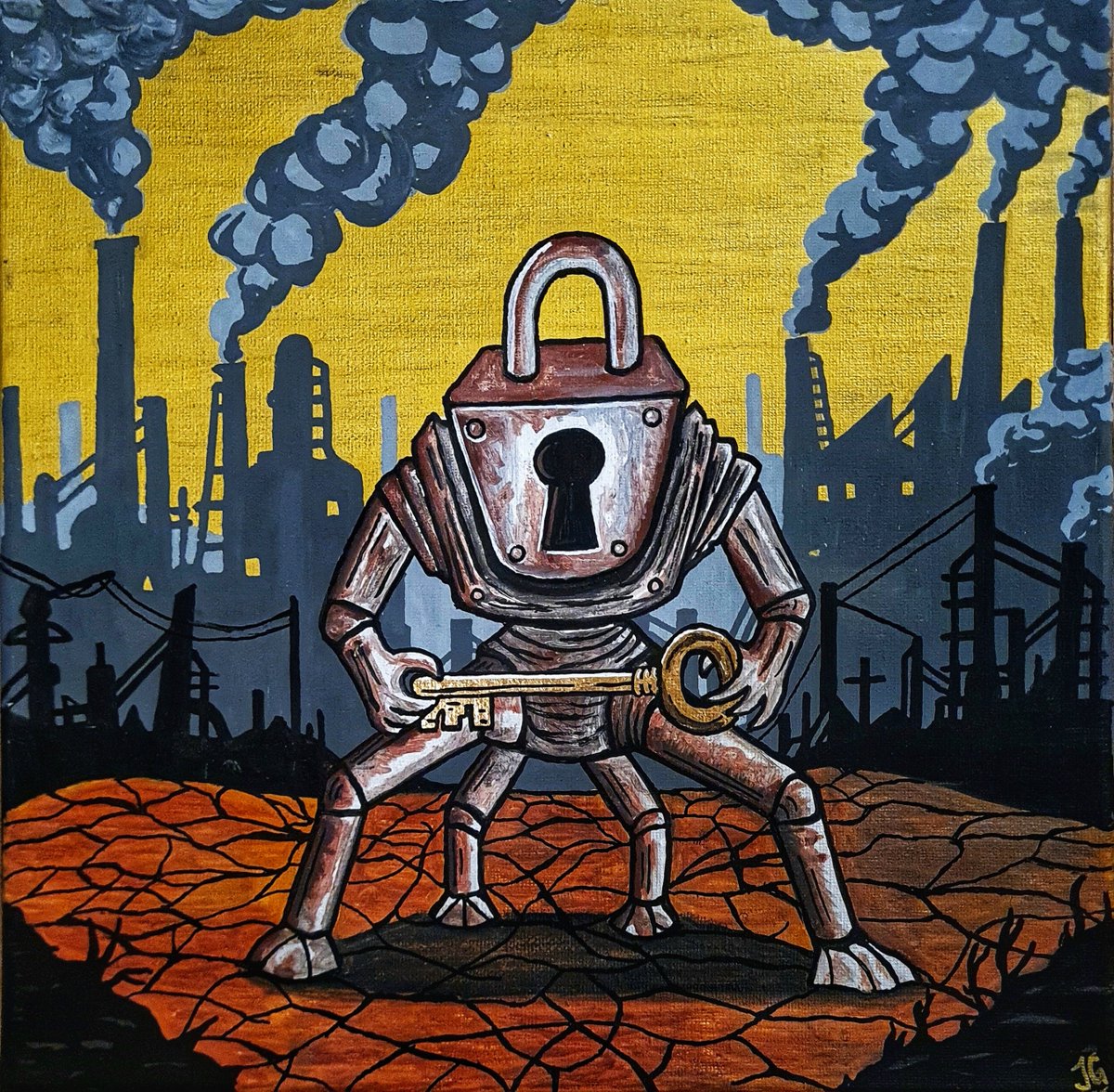 urorganism's tweet photo. The Final Key

30x30cm. Mixed media on canvas.

#art #darkart #bizarre #key #artist #obscure #dystopian https://t.co/Ua93t29t3O