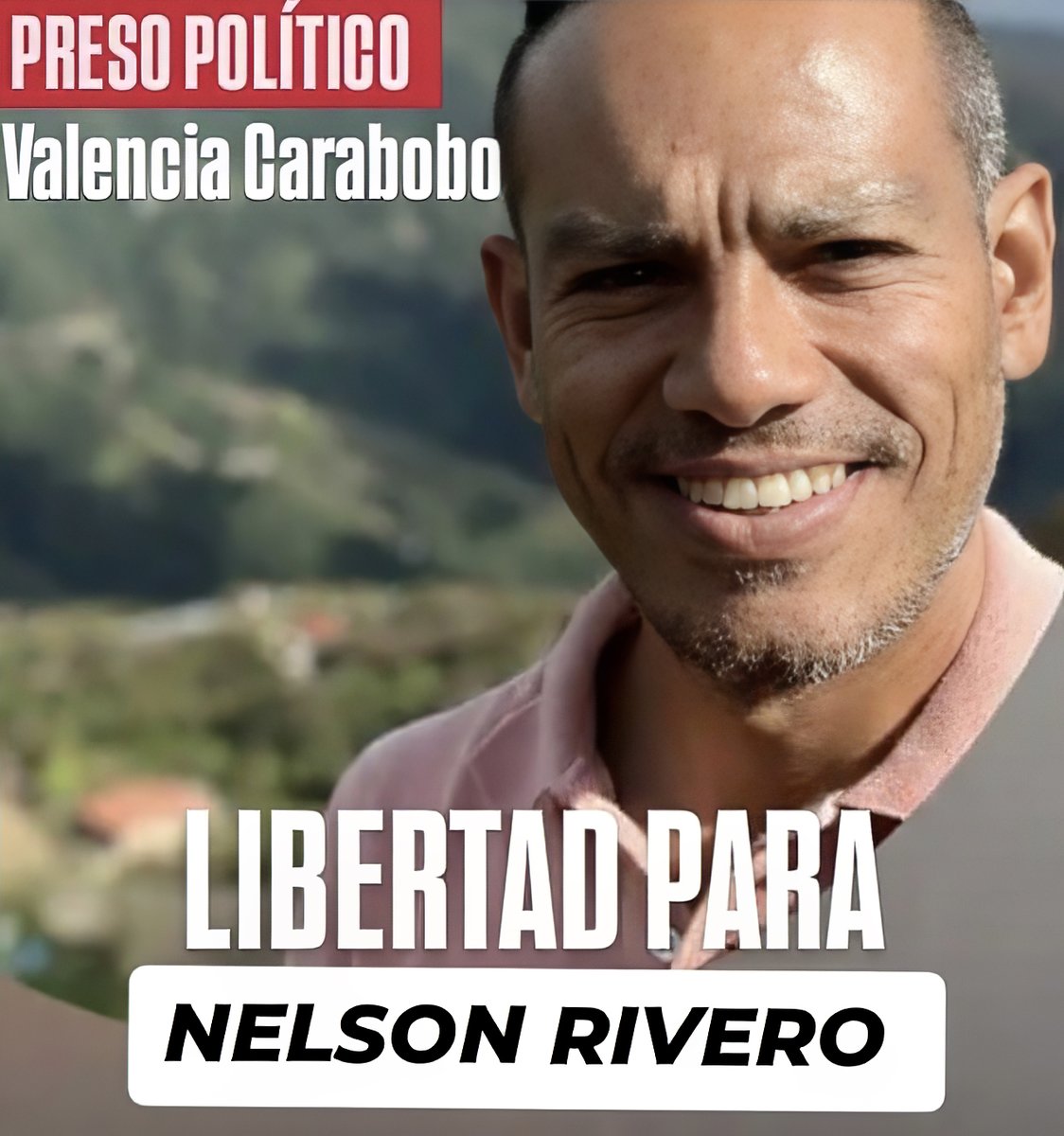 ArmandoInfo's tweet photo. Durante su presidio, Nelson Rivero ha sido torturado por la Dgcim y el Conas. ¿Qué hace tan apetecible a fuerzas del régimen este ingeniero para que tenga ya tres años detenido sin juicio justo?
https://t.co/kuo3P7yUZj https://t.co/vlCD3LroFW