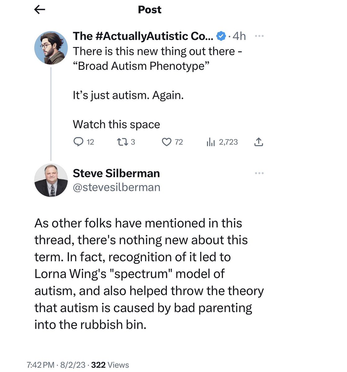 Neurofucked_'s tweet photo. @CryptoToby @naomicfisher @AutisticCoach_ It’s a grift designed to make ppl on social media who feels ‘highly sensitive’ think they are autistic in order to sell them coaching
#BarnumEffect #neurodiversity #autism #actuallyautiatic https://t.co/aIeyV7ip8G