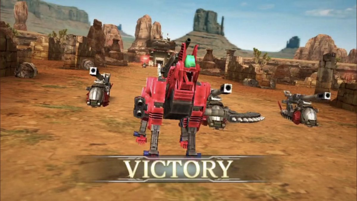 kibara98's tweet photo. #ZOIDS_FOR
自分がゲーム内で乗ってた狛犬は指揮強化型
他のプレイヤーさんが対ゾ戦を意識した機体をメインにする中、自分は拠点攻撃を中心にプレイしてました
コマンダーでしたが小型処理もかなり意識していたのでファイター寄りコマンダーでしたね https://t.co/ZMTBoqaUbM