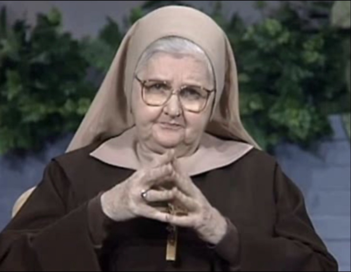 prayandfast2's tweet photo. "Women in the priesthood... that's ridiculous."

- Mother Angelica https://t.co/dyf949OYHp
