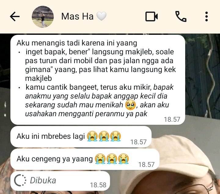 rufmu_'s tweet photo. Bersyukur banget dianugerahi laki-laki seperti mas ❤️
Nangisnya sampe dibawa pulang :) https://t.co/LG1ZAtPEf1