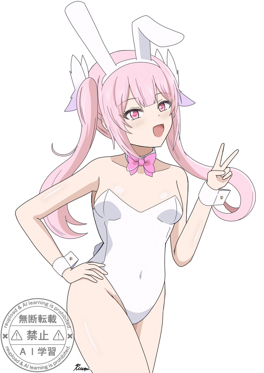 Rno_996's tweet photo. バニーの日
 #あおぎり高校美術部 https://t.co/p1nUj4Re01