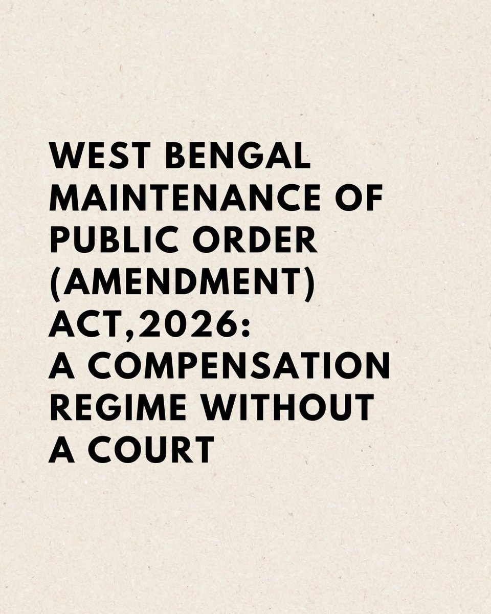 PUDR_Delhi's tweet photo. PUDR’s report, ‘Another Weapon in the Arsenal: A critique of the West Bengal Public Safety and Control of Anti-Social Activities Act ‘26 and the West Bengal Maintenance of Public Order (Amendment) Act, 2026’ examines two laws enacted by the recently elected BJP-ledWest Bengal Gov https://t.co/tKaGSQ4ZhB