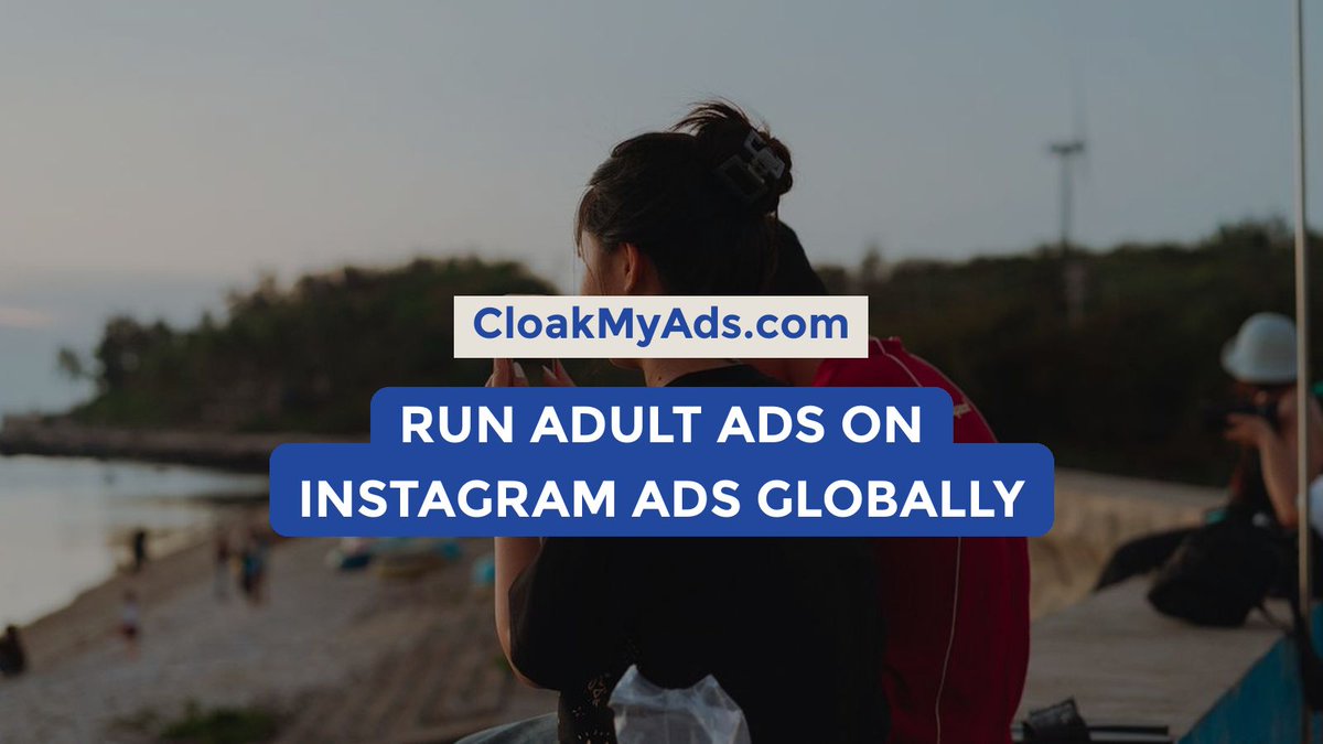 wavefritz's tweet photo. The real reason behind adult ad campaigns stalling on Instagram is payment and compliance friction.

CloakMyAds helps you run adult ads globally with stable processing, including crypto like $PEPE, $SUI, $QNT, and more. https://t.co/A1QiWQx3ZS