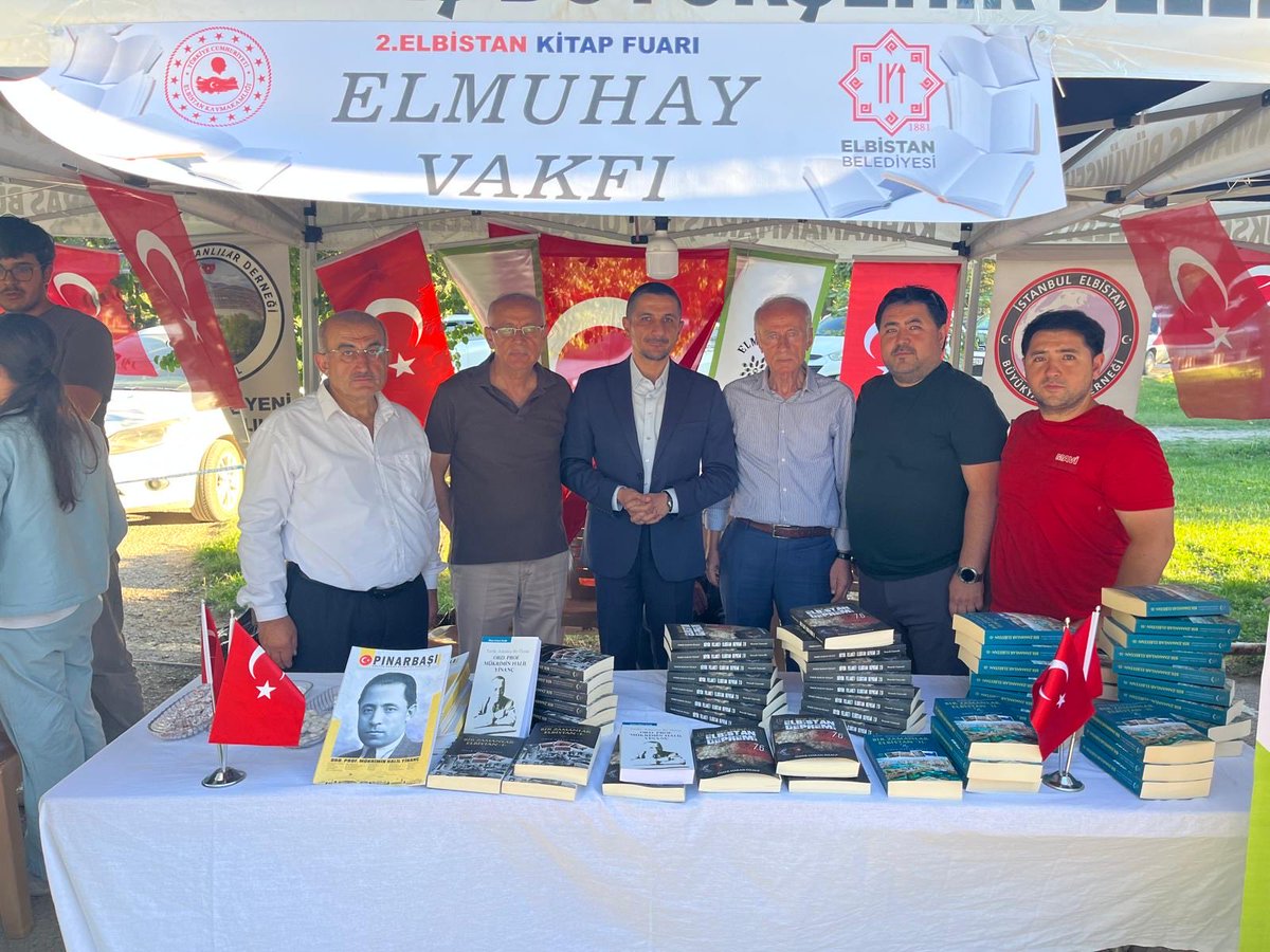 ElmuhayV's tweet photo. Elbistan 2. Kitap Fuarı’nda yerimizi aldık. Tüm kitapseverleri ve hemşehrilerimizi bekleriz. https://t.co/HyR20IN0D8