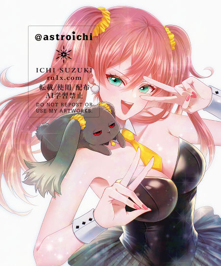 astroichi's tweet photo. 🐰（メグとシュシュ/真の姿）

#バニーの日 #oc #イラスト https://t.co/HFI8HRlGGm