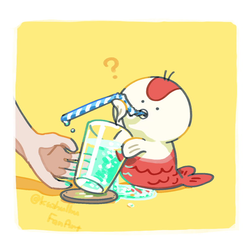 kuzhulhu's tweet photo. ＃ちいかわファンアート
水分補給 https://t.co/LVxN7H8pRq